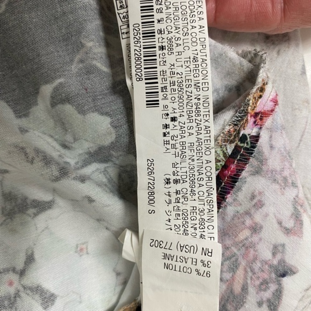 Zara Floral Dress 2013 - Made in Spain - Picture 8 of 8